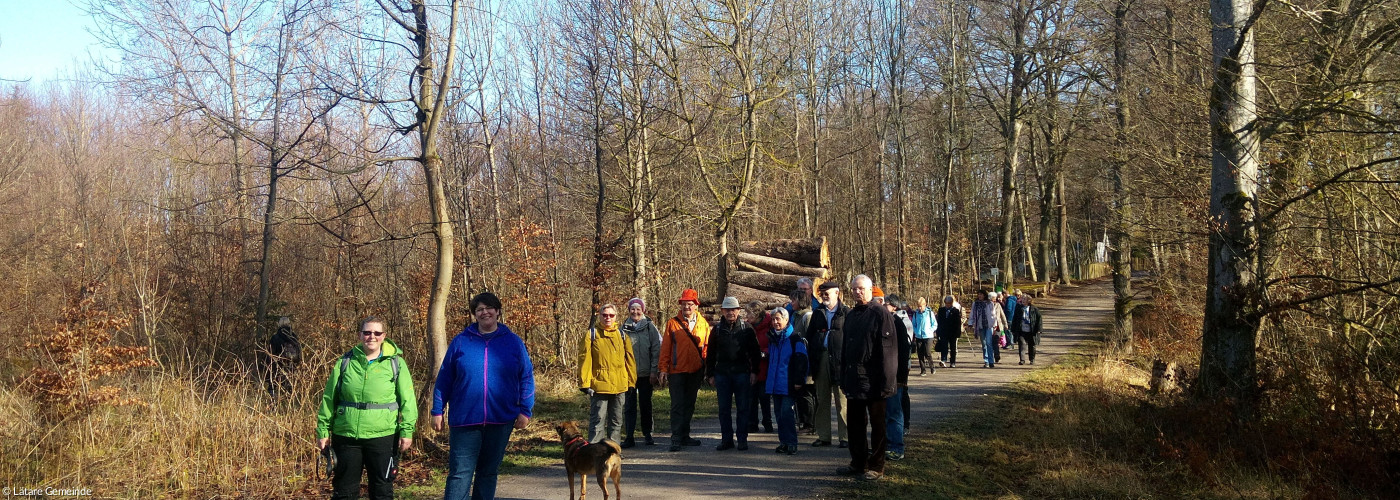 Bild von der organisierten Osterwanderung 