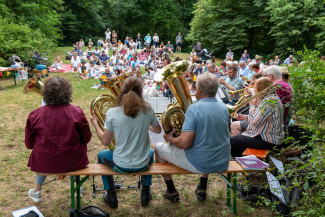 Posaunenchor beim Tauffest