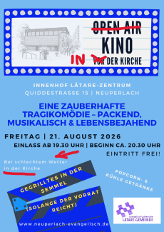 Sommerkino bei Regen