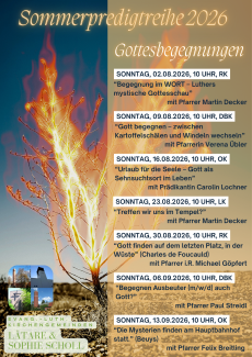 Sommerpredigtreihe