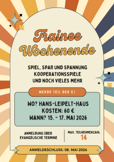 Plakat Trainee Flyer